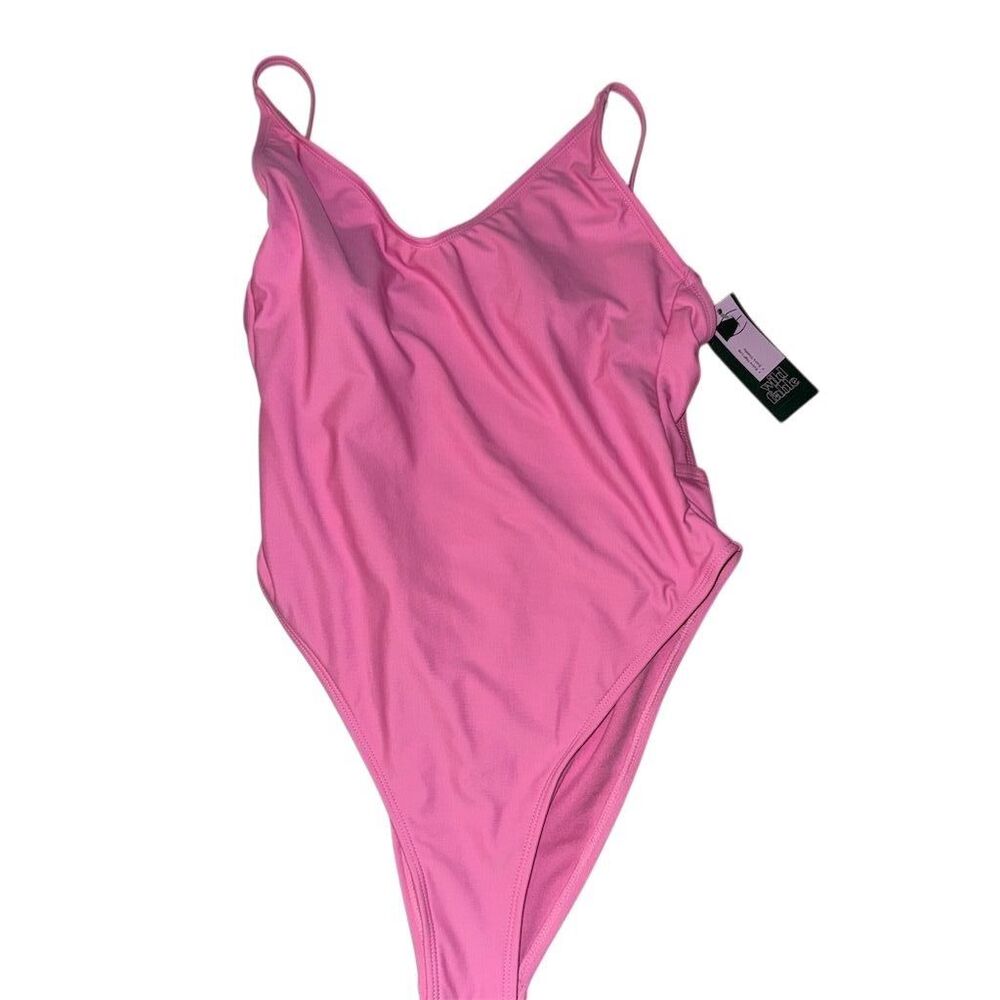 Wild Fable Women's Pink Strappy One-Piece Swimsuit Size‎ M